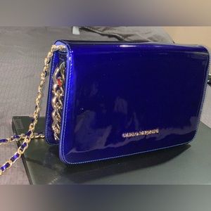 Patent Blue Carlo Pazolini Clutch